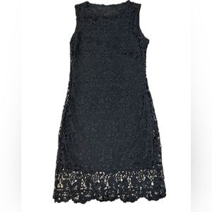 Sz.S-Black Lacey Style Dress